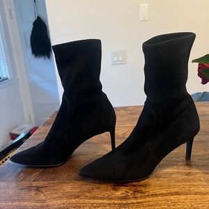 Stuart Weitzman stretch suede ankle boots - 5.5 US